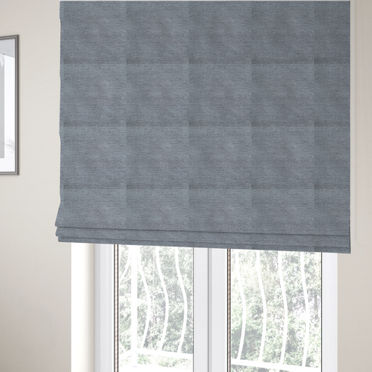 Lima Plain Smooth Textured Chenille In Mocha Brown Colour Upholstery Fabric CTR-2435 - Roman Blinds