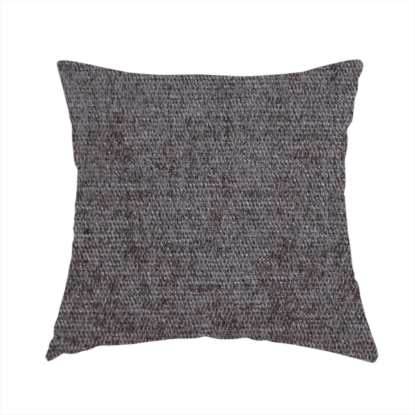 Lima Plain Smooth Textured Chenille In Brown Colour Upholstery Fabric CTR-2436 - Handmade Cushions