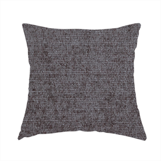 Lima Plain Smooth Textured Chenille In Brown Colour Upholstery Fabric CTR-2436 - Handmade Cushions