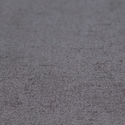 Lima Plain Smooth Textured Chenille In Brown Colour Upholstery Fabric CTR-2436