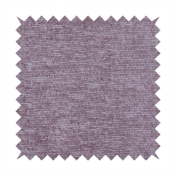 Lima Plain Smooth Textured Chenille In Pink Colour Upholstery Fabric CTR-2437
