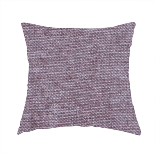 Lima Plain Smooth Textured Chenille In Pink Colour Upholstery Fabric CTR-2437 - Handmade Cushions