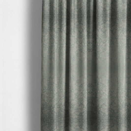 Brooklyn Marble Pattern Velvet Grey Upholstery Fabric CTR-2437 - Made To Measure Curtains