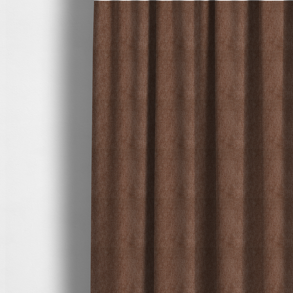 Lima Plain Smooth Textured Chenille In Orange Colour Upholstery Fabric CTR-2438 - Made To Measure Curtains