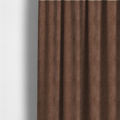 Lima Plain Smooth Textured Chenille In Orange Colour Upholstery Fabric CTR-2438 - Made To Measure Curtains