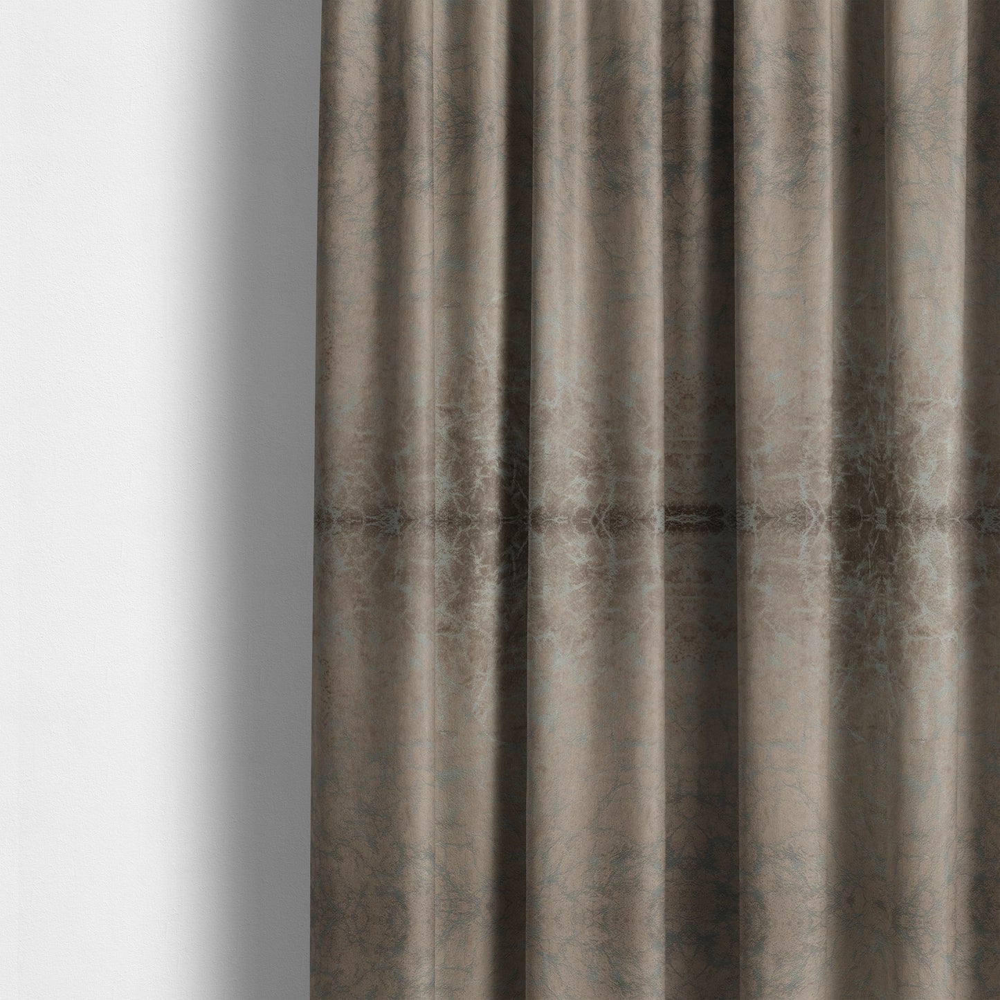 Brooklyn Marble Pattern Velvet Brown Upholstery Fabric CTR-2438 - Made To Measure Curtains