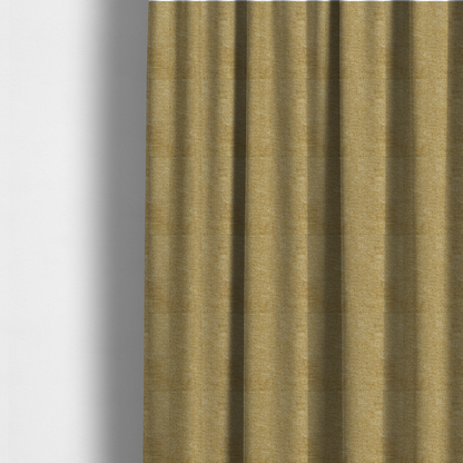 Lima Plain Smooth Textured Chenille In Yellow Colour Upholstery Fabric CTR-2439 - Made To Measure Curtains