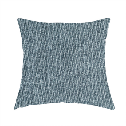 Lima Plain Smooth Textured Chenille In Teal Colour Upholstery Fabric CTR-2440 - Handmade Cushions