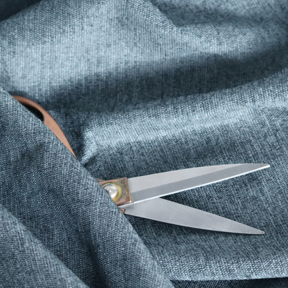 Lima Plain Smooth Textured Chenille In Teal Colour Upholstery Fabric CTR-2440