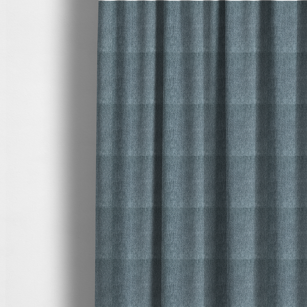 Lima Plain Smooth Textured Chenille In Teal Colour Upholstery Fabric CTR-2440 - Made To Measure Curtains