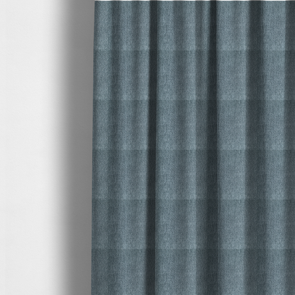 Lima Plain Smooth Textured Chenille In Teal Colour Upholstery Fabric CTR-2440 - Made To Measure Curtains