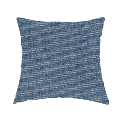 Lima Plain Smooth Textured Chenille In Dark Blue Colour Upholstery Fabric CTR-2441 - Handmade Cushions