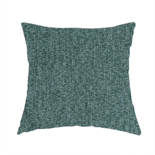 Lima Plain Smooth Textured Chenille In Dark Green Colour Upholstery Fabric CTR-2442 - Handmade Cushions