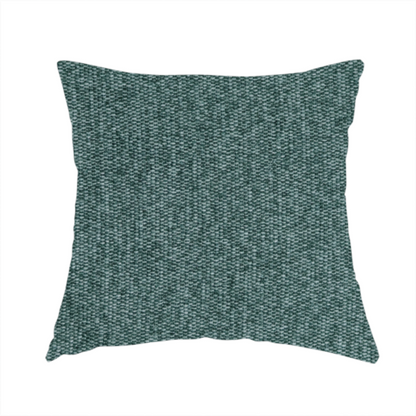 Lima Plain Smooth Textured Chenille In Dark Green Colour Upholstery Fabric CTR-2442 - Handmade Cushions