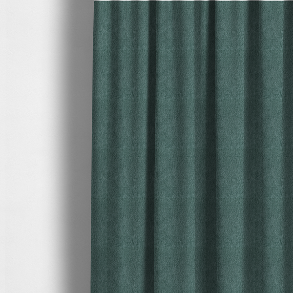 Lima Plain Smooth Textured Chenille In Dark Green Colour Upholstery Fabric CTR-2442 - Made To Measure Curtains