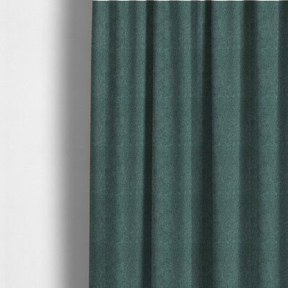 Lima Plain Smooth Textured Chenille In Dark Green Colour Upholstery Fabric CTR-2442 - Made To Measure Curtains