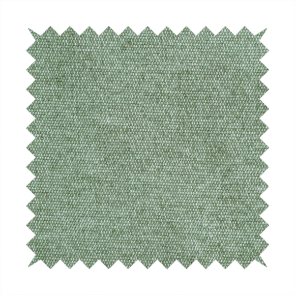 Lima Plain Smooth Textured Chenille In Green Colour Upholstery Fabric CTR-2443