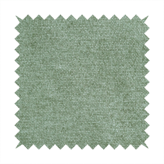 Lima Plain Smooth Textured Chenille In Green Colour Upholstery Fabric CTR-2443