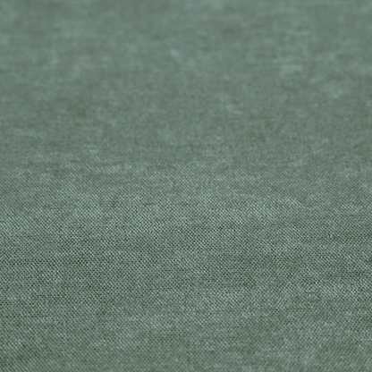 Lima Plain Smooth Textured Chenille In Green Colour Upholstery Fabric CTR-2443