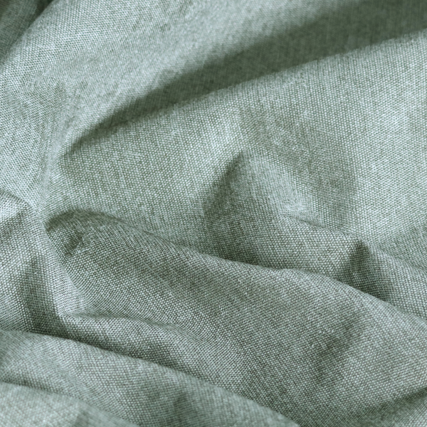 Lima Plain Smooth Textured Chenille In Green Colour Upholstery Fabric CTR-2443