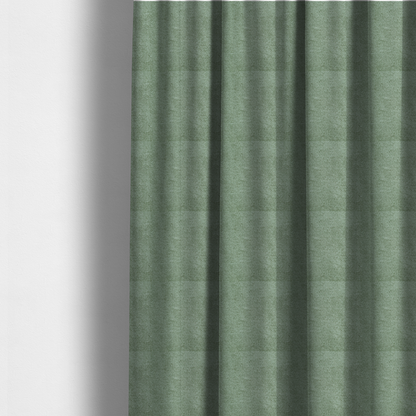Lima Plain Smooth Textured Chenille In Green Colour Upholstery Fabric CTR-2443 - Made To Measure Curtains