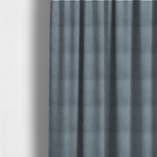 Lima Plain Smooth Textured Chenille In Grey Colour Upholstery Fabric CTR-2444 - Made To Measure Curtains