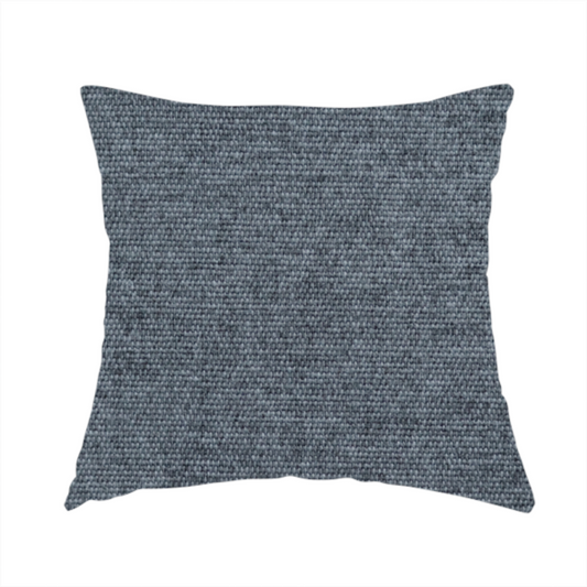 Lima Plain Smooth Textured Chenille In Dark Grey Colour Upholstery Fabric CTR-2445 - Handmade Cushions