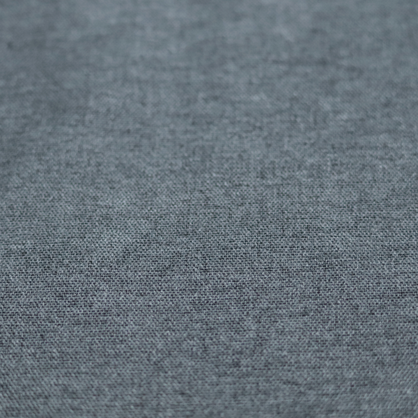 Lima Plain Smooth Textured Chenille In Dark Grey Colour Upholstery Fabric CTR-2445