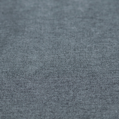 Lima Plain Smooth Textured Chenille In Dark Grey Colour Upholstery Fabric CTR-2445