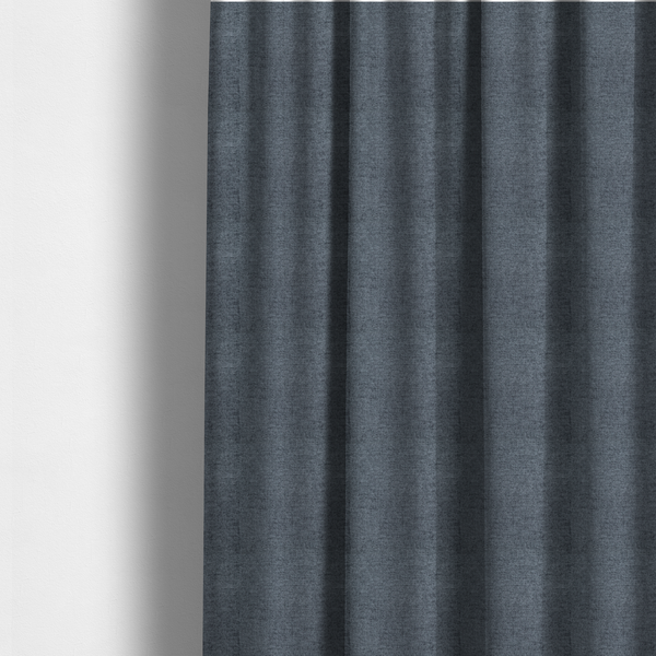 Lima Plain Smooth Textured Chenille In Dark Grey Colour Upholstery Fabric CTR-2445 - Made To Measure Curtains