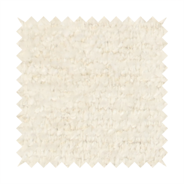 Seoul Boucle Upholstery Fabric Bright White Colour CTR-2449 - Made To Measure Curtains