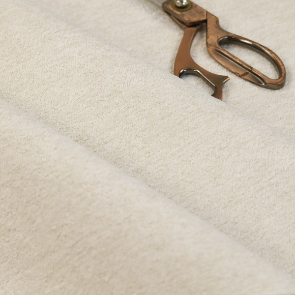 Seoul Boucle Upholstery Fabric Bright White Colour CTR-2449 - Made To Measure Curtains