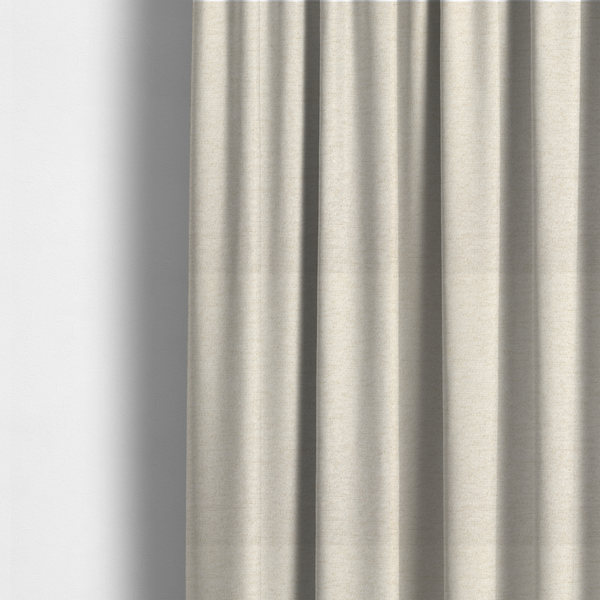 Seoul Boucle Upholstery Fabric Bright White Colour CTR-2449 - Made To Measure Curtains