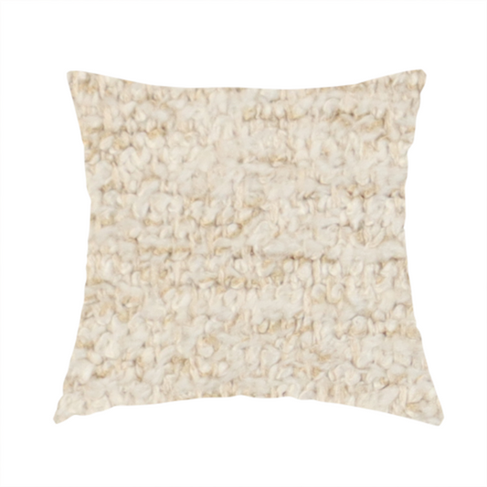 Seoul Boucle Upholstery Fabric Beige Colour CTR-2450 - Handmade Cushions
