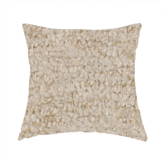 Seoul Boucle Upholstery Fabric Sand Colour CTR-2451 - Handmade Cushions