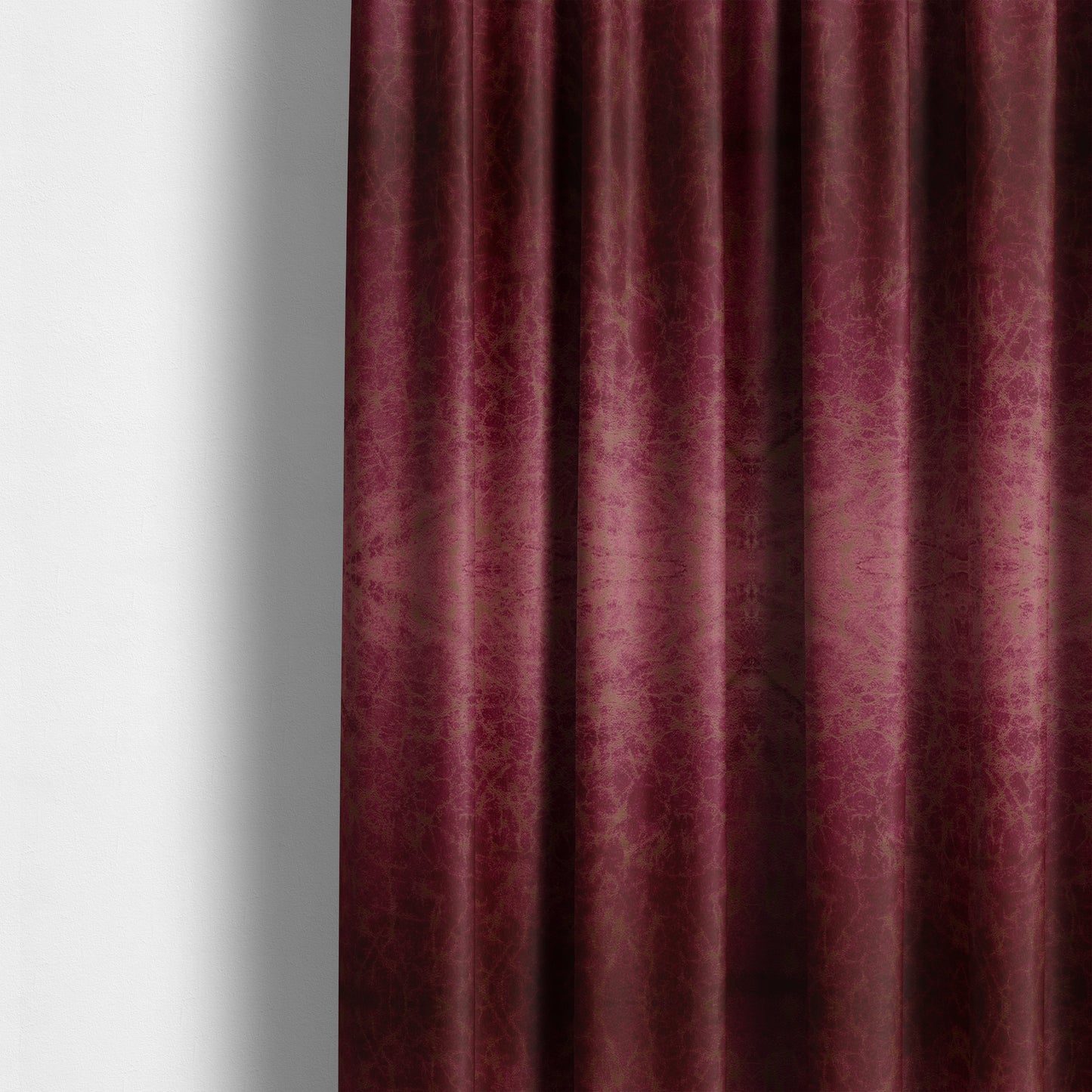 Brooklyn Marble Pattern Velvet Red Burgundy Upholstery Fabric CTR-2451 - Made To Measure Curtains