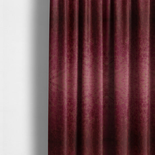 Brooklyn Marble Pattern Velvet Red Burgundy Upholstery Fabric CTR-2451 - Made To Measure Curtains