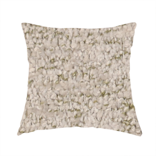 Seoul Boucle Upholstery Fabric Dark Beige Colour CTR-2452 - Handmade Cushions