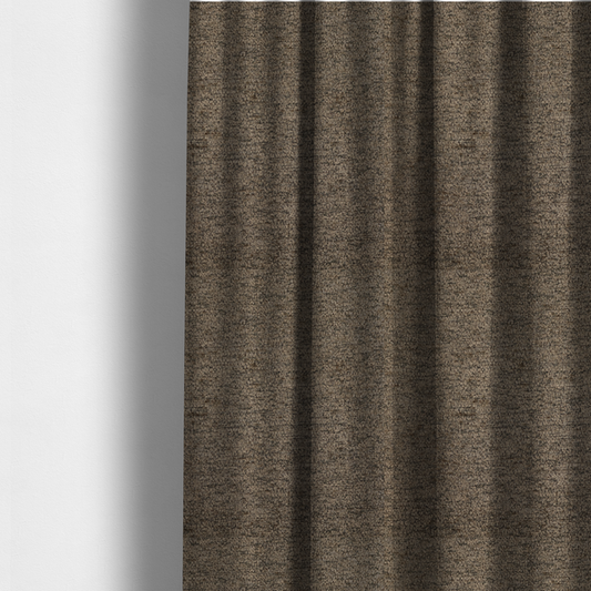 Seoul Boucle Upholstery Fabric Brown Colour CTR-2453 - Made To Measure Curtains