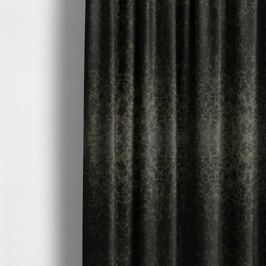 Brooklyn Marble Pattern Velvet Black Upholstery Fabric CTR-2453 - Made To Measure Curtains