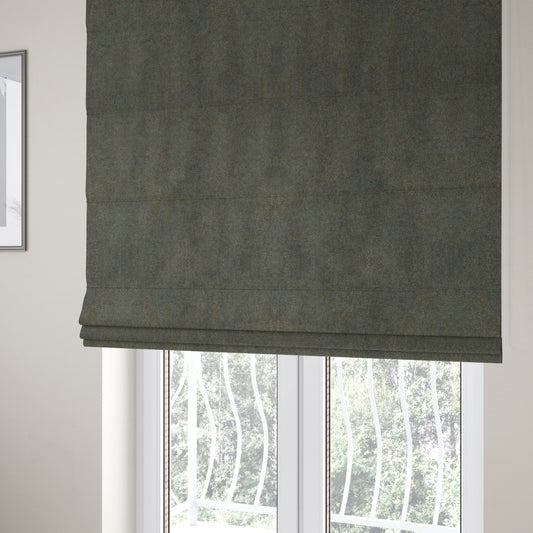 Habitat Aged Look Soft Suede Grey Upholstery Fabric CTR-2462 - Roman Blinds