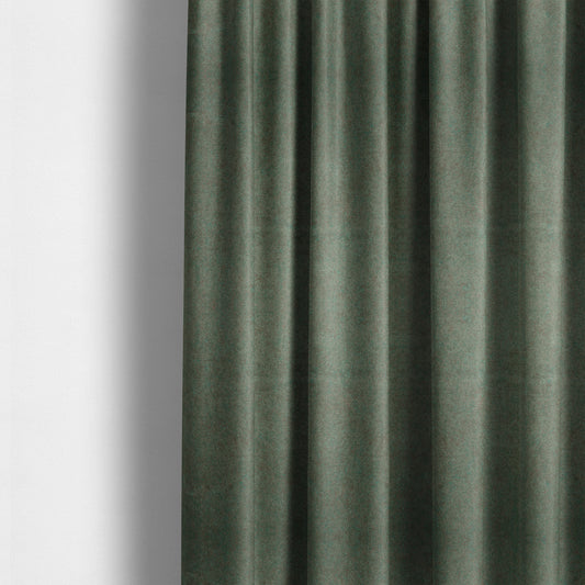 Habitat Aged Look Soft Suede Green Upholstery Fabric CTR-2469 - Made To Measure Curtains