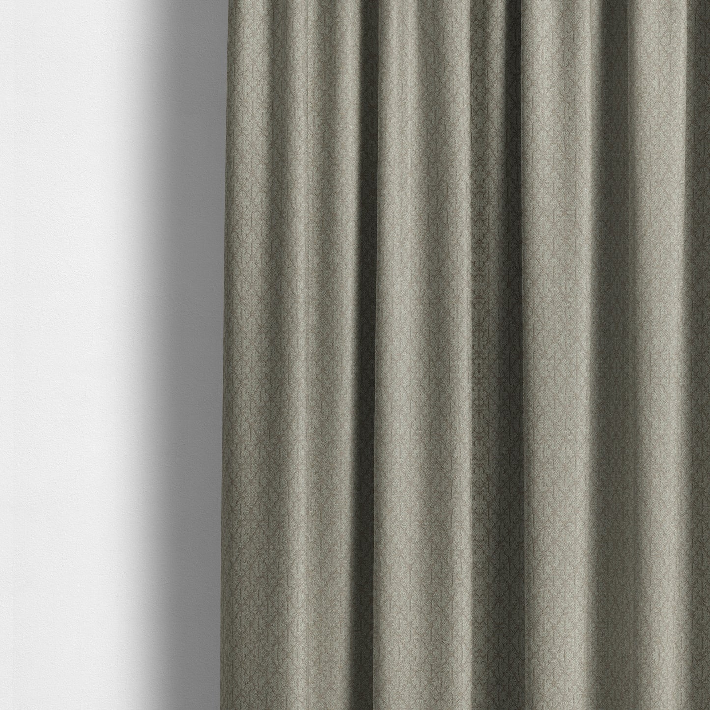 Baraka Geometric Pattern Brown Colour Upholstery Fabric CTR-2490 - Made To Measure Curtains