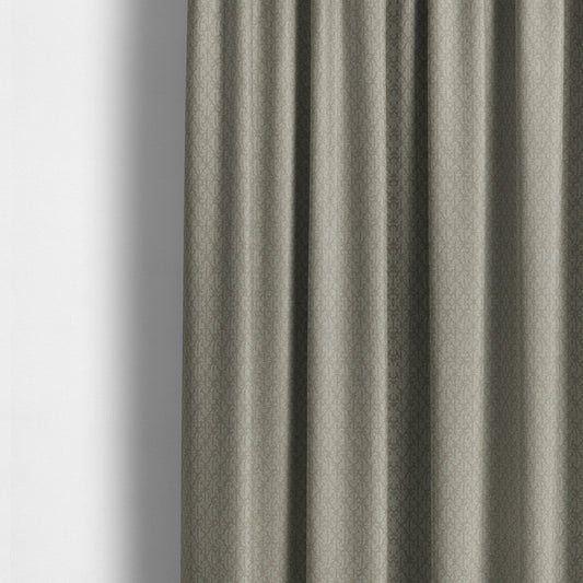 Baraka Geometric Pattern Brown Colour Upholstery Fabric CTR-2490 - Made To Measure Curtains