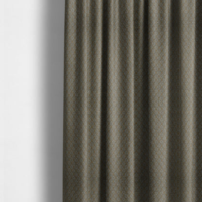 Baraka Geometric Pattern Orange Grey Colour Upholstery Fabric CTR-2493 - Made To Measure Curtains