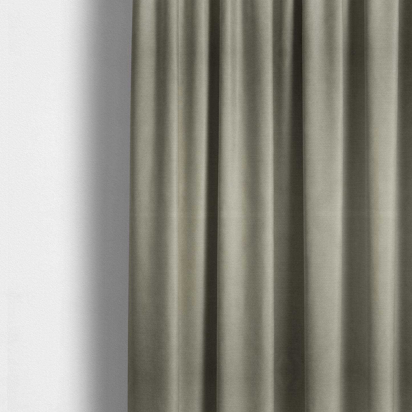 Atlantic Ribbed Textured Plain Cotton Feel Velvet Green Upholstery Fabric CTR-2571 - Made To Measure Curtains