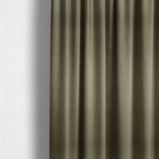 Atlantic Ribbed Textured Plain Cotton Feel Velvet Green Upholstery Fabric CTR-2572 - Made To Measure Curtains