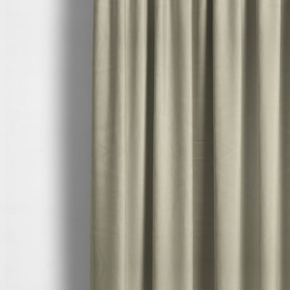 Atlantic Ribbed Textured Plain Cotton Feel Velvet Cream Upholstery Fabric CTR-2577 - Made To Measure Curtains