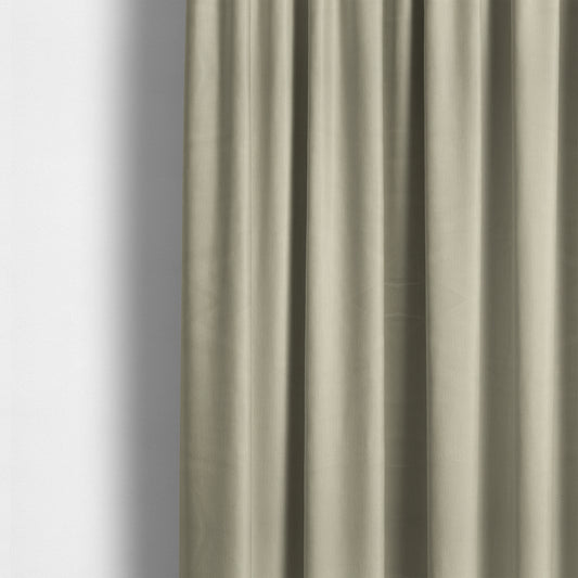 Atlantic Ribbed Textured Plain Cotton Feel Velvet Cream Upholstery Fabric CTR-2577 - Made To Measure Curtains