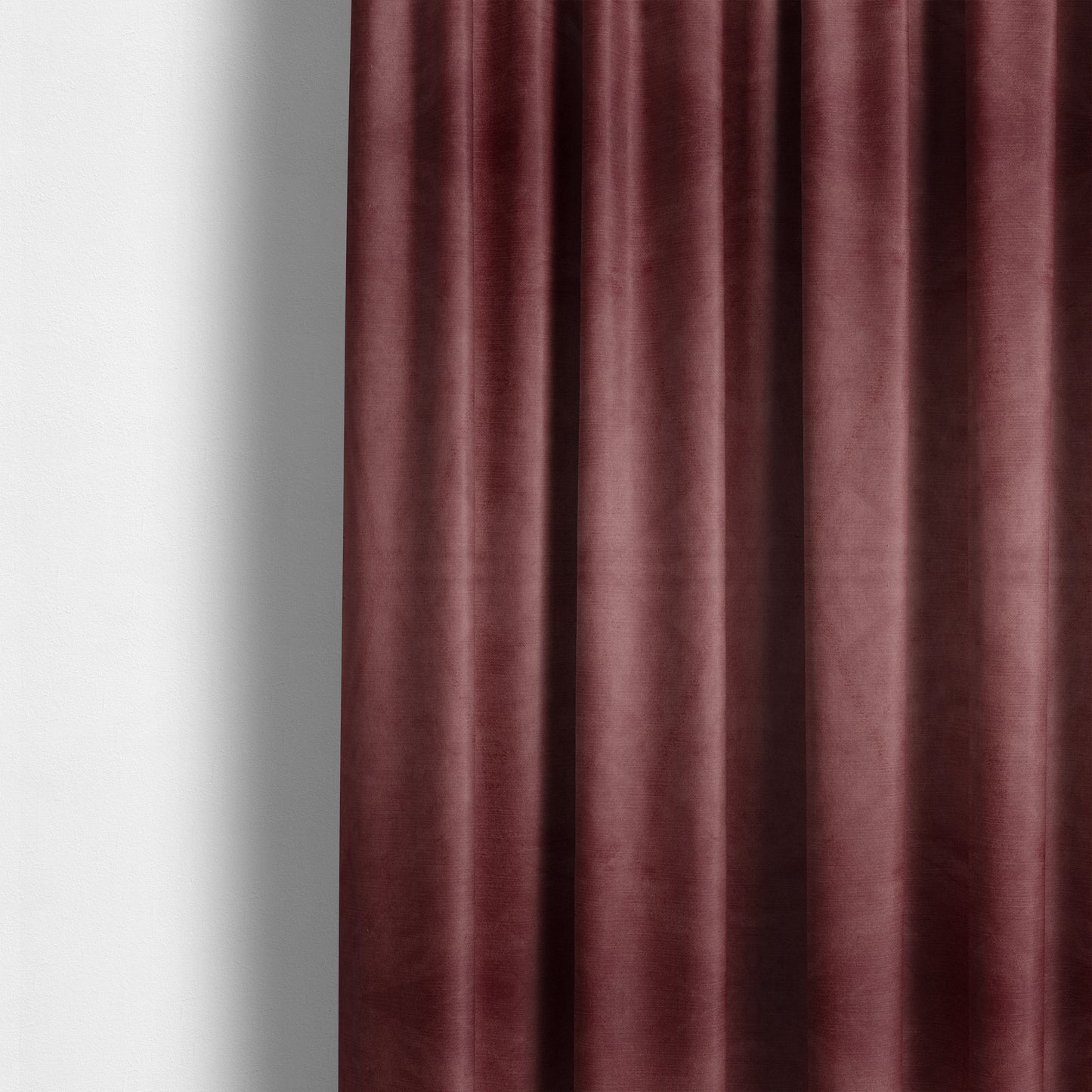 Atlantic Ribbed Textured Plain Cotton Feel Velvet Pink Upholstery Fabric CTR-2586 - Made To Measure Curtains